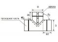 Кожух защитный изоляции тройник КЗИТ 900/900/90/0,7 (диаметр - 820 мм, ППУ - 40 мм)