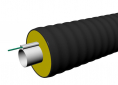 Труба ГПИ ТВЭЛ-ПЭКС ХВС с кабель-каналом однотрубного исполнения PEX-a SDR 11 Ø50/125 мм