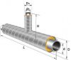 Тройник стандартный ППУ-ОЦ d 1420х720 Тип 1 из оцинкованой трубы