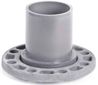 Патрубок напорный НПВХ гладкий с металлическим фланцем диаметр 160х150 мм
