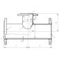 Тройник фланцевый ТФ ВЧШГ d 200х150 битумный лак и ЦПП литой ГОСТ 5525-88