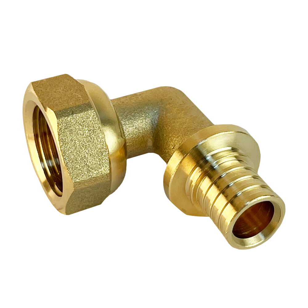 Угольник надвижной с накидной гайкой 16(2,2) х 1/2' (VALFEX) (220/10) К