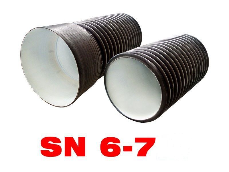 Труба канализационная гофрированная 300 мм наружный 340 мм ФД SN 6, 557777 — купить по цене от 1126 руб.