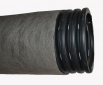 Труба дренажная гофрированная в фильтре геотекстиль Typar однослойная SN 4 диаметр 110 мм