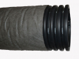 Труба дренажная гофрированная в фильтре геотекстиль Сибур однослойная SN 4 диаметр 63 мм