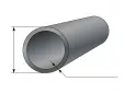 Труба из нержавеющей стали бесшовная d 76х5 мм сталь 10Х17Н13М2Т ГОСТ 9941-81